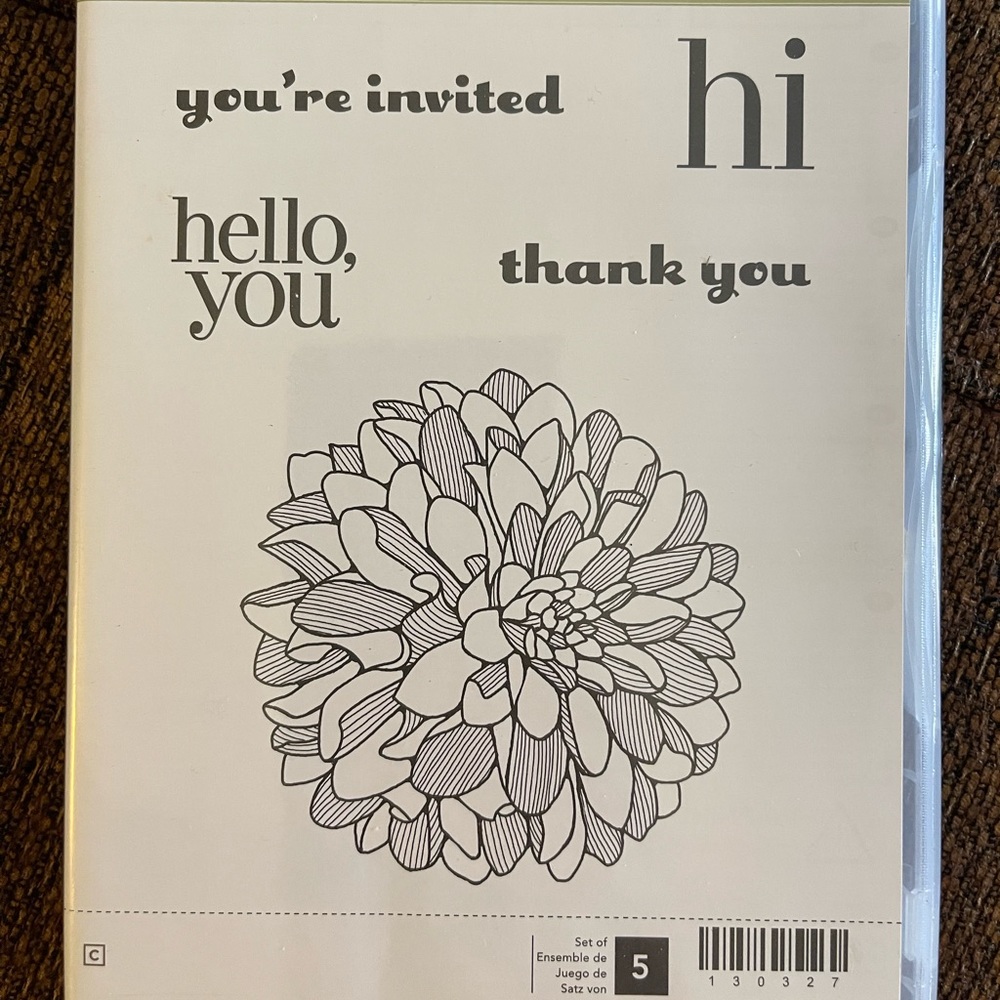 Stampin Up Regarding Dahlias